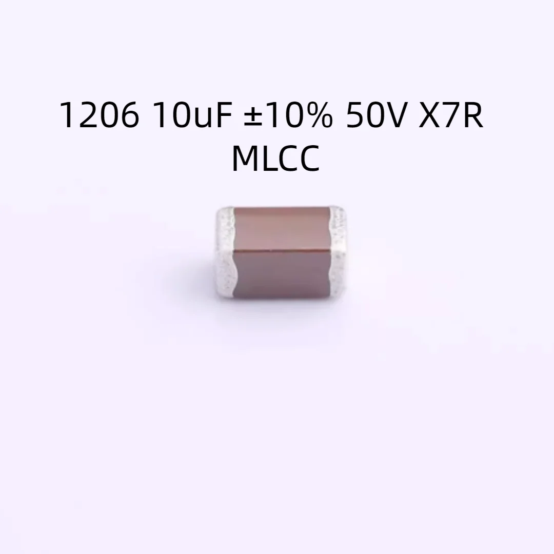 ް ĳн 1206 10uF  10% 50V X7R MLCC, 2000PCs/Ʈ